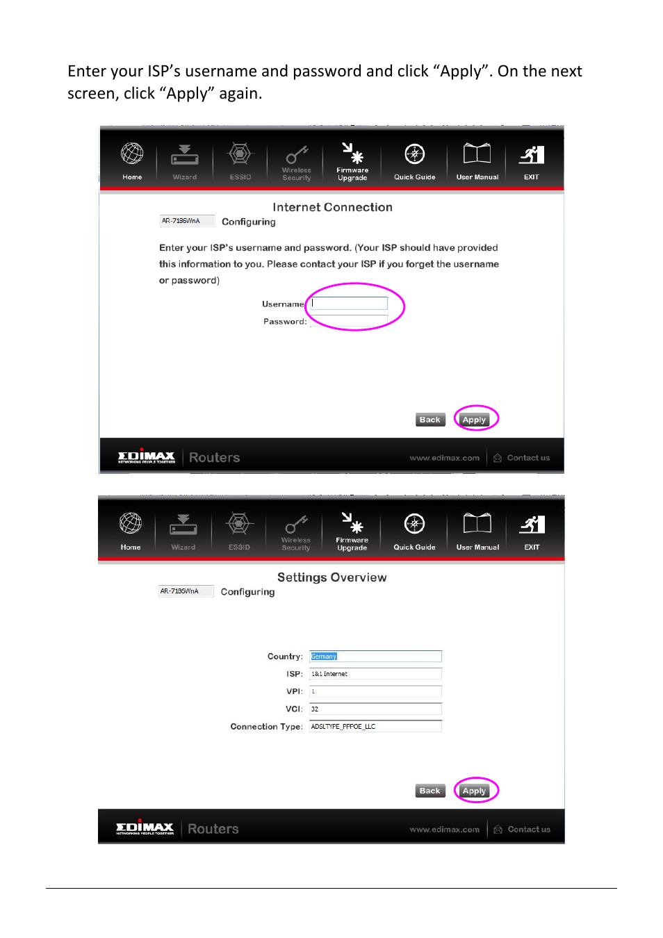 Edimax Technology AR-7186WnB User Manual | Page 28 / 92