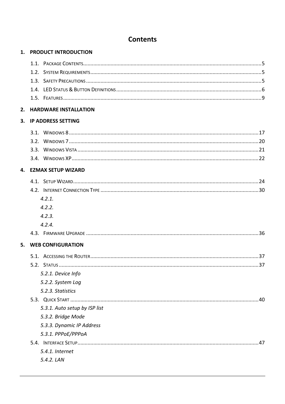 Edimax Technology AR-7186WnB User Manual | Page 3 / 92