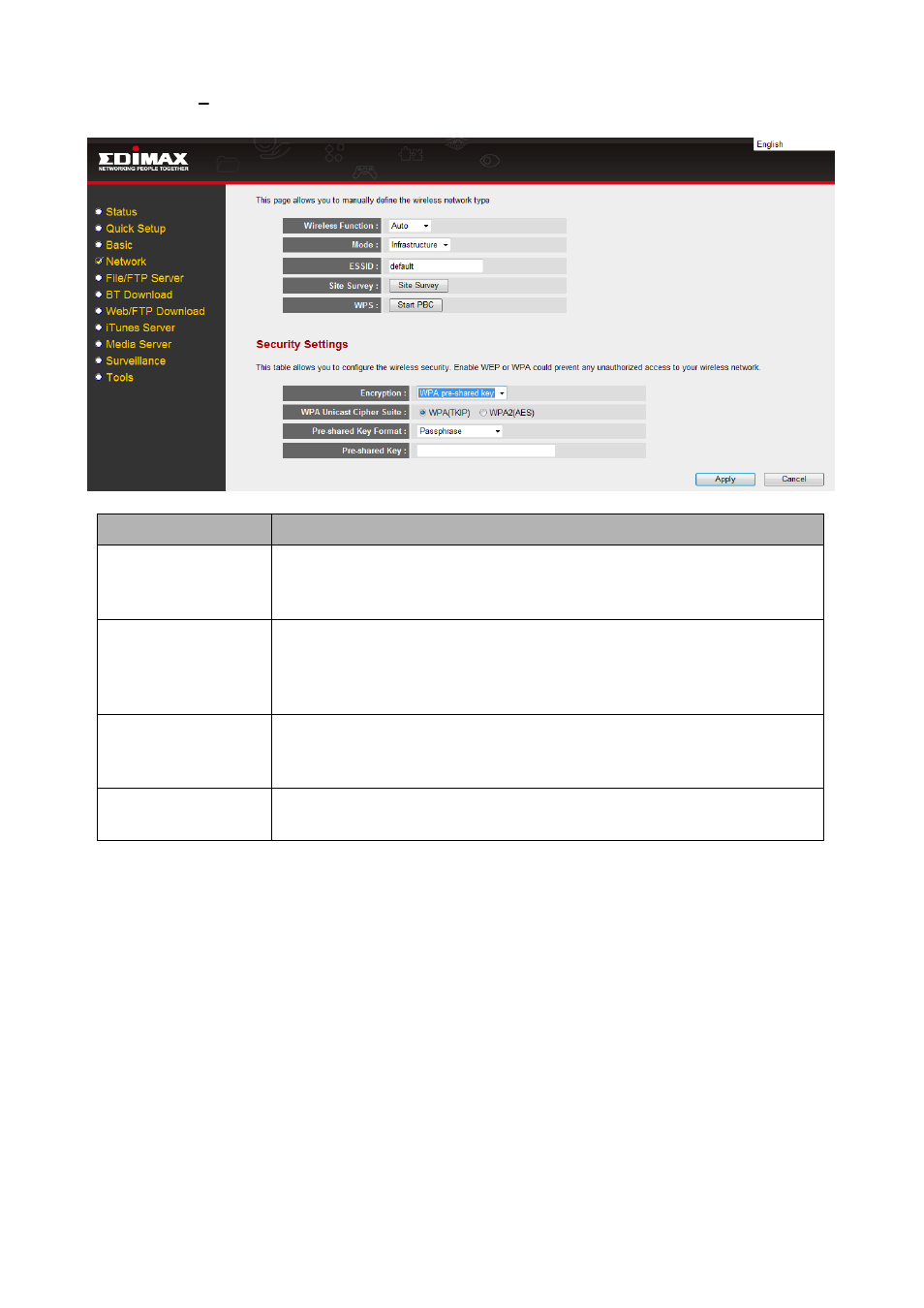 Edimax Technology NS-1500n User Manual | Page 38 / 112
