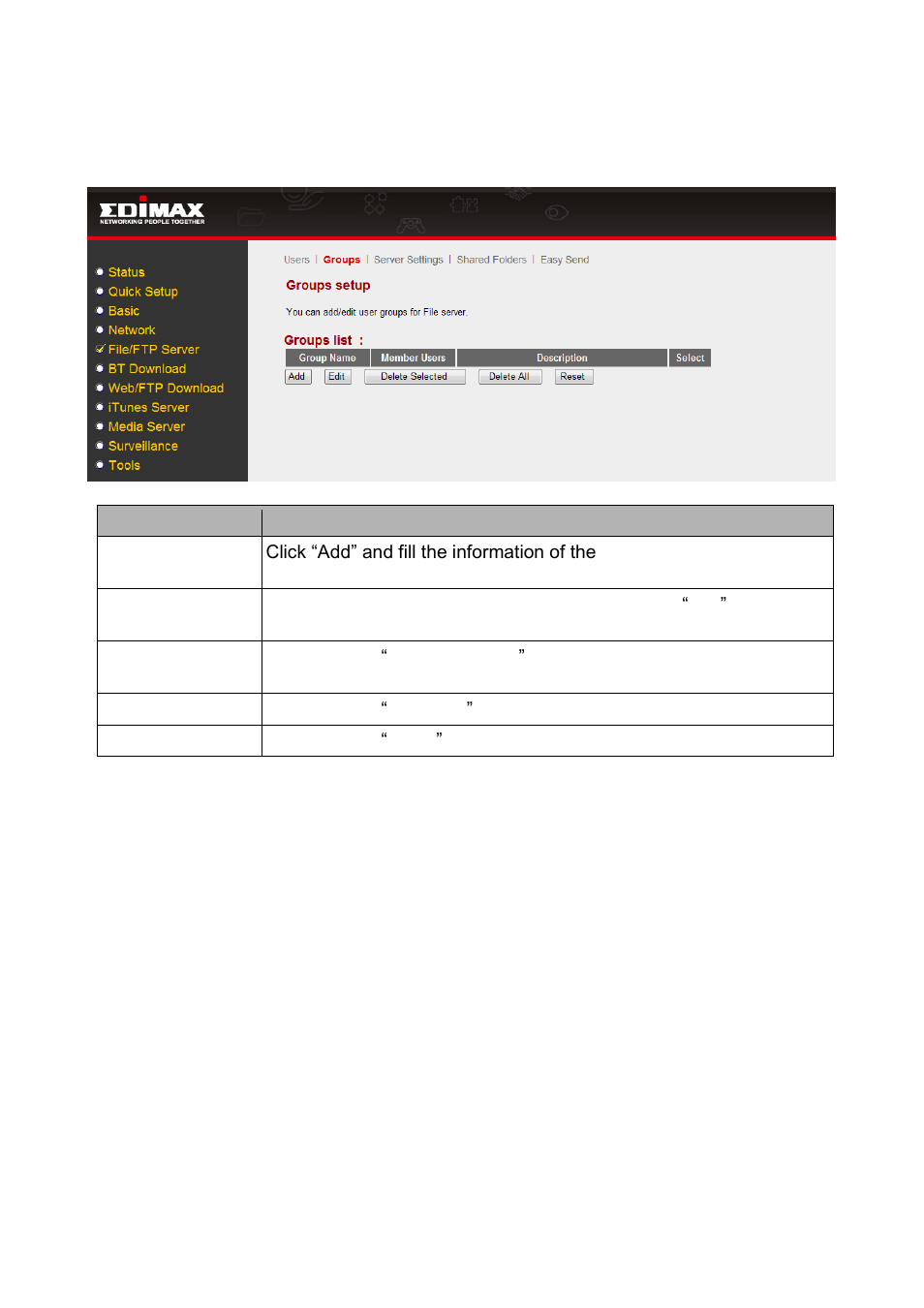 Edimax Technology NS-1500n User Manual | Page 43 / 112