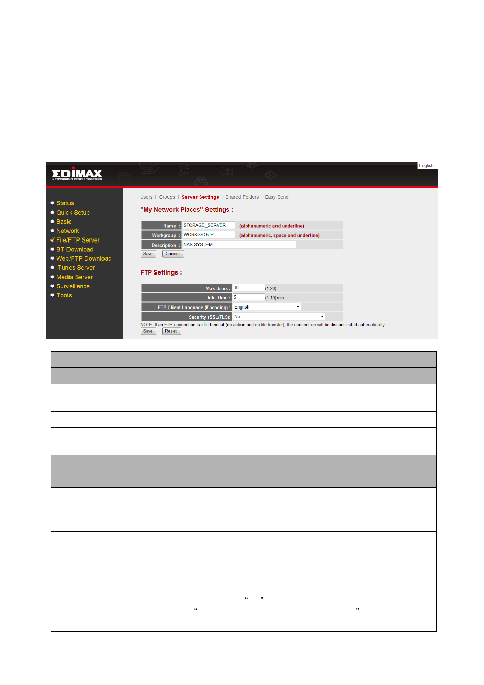 Edimax Technology NS-1500n User Manual | Page 45 / 112