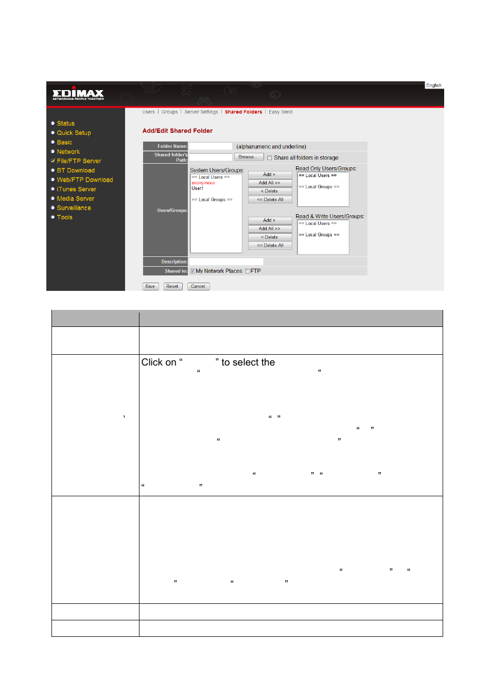 Edimax Technology NS-1500n User Manual | Page 48 / 112