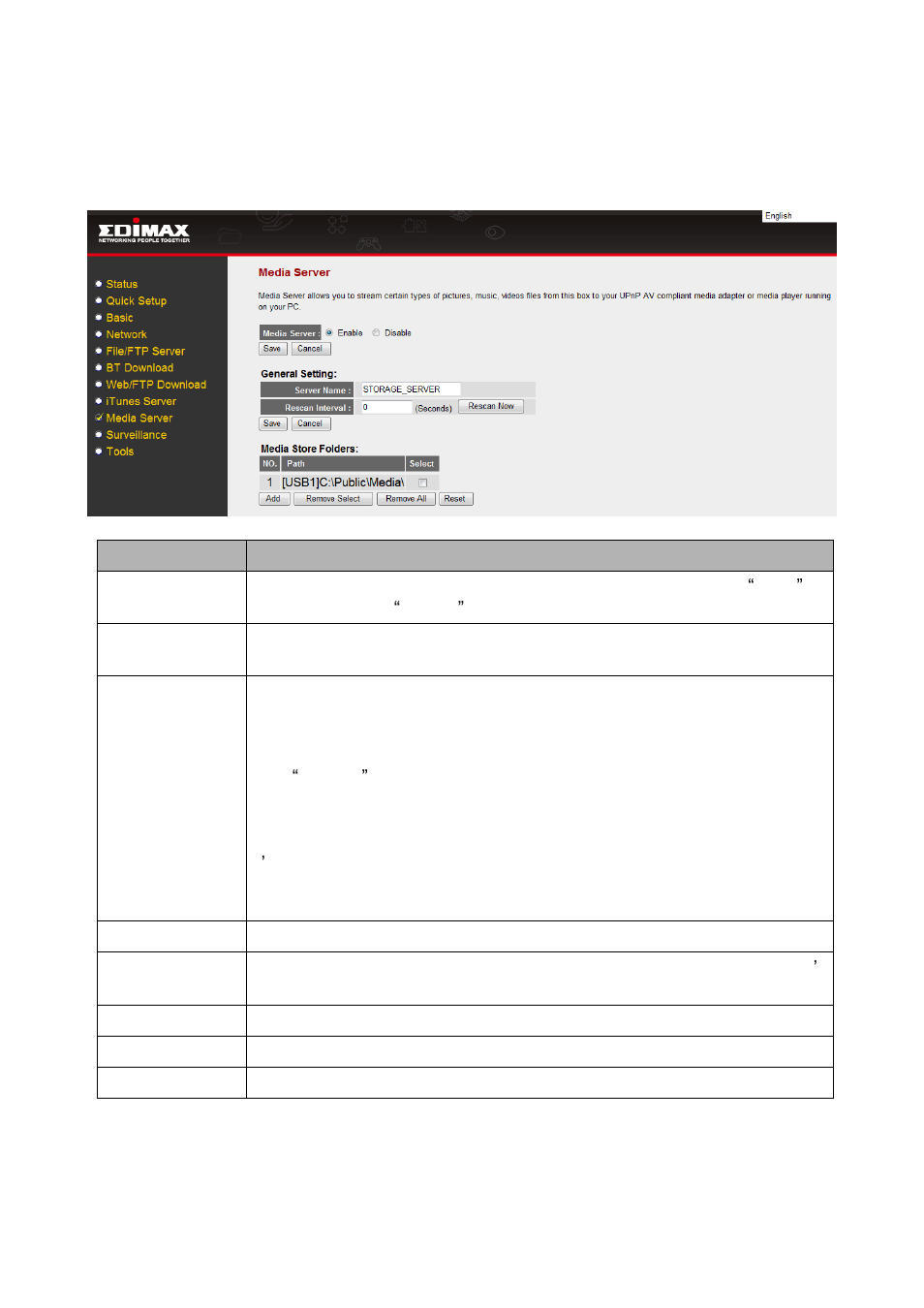 Edimax Technology NS-1500n User Manual | Page 72 / 112