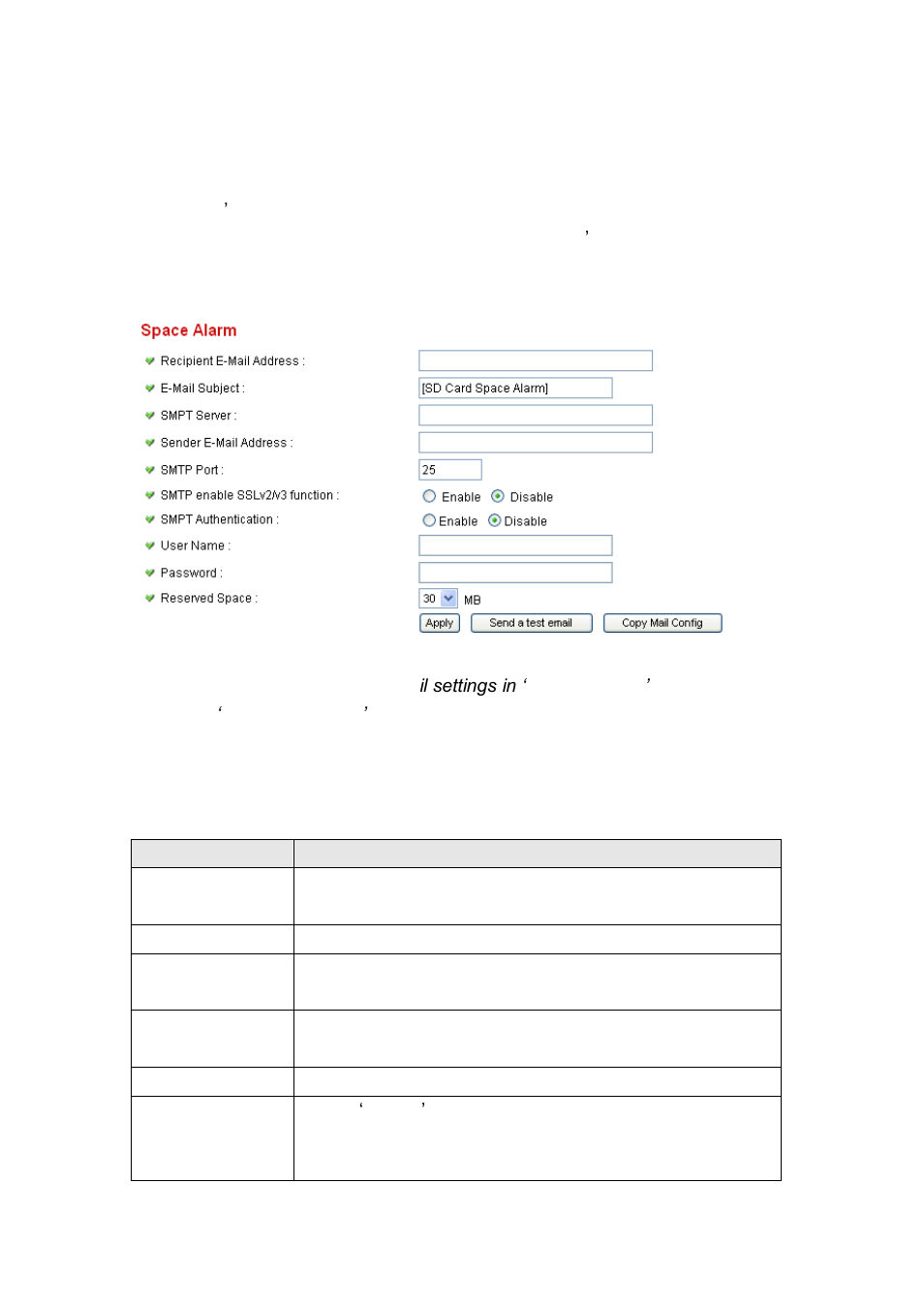 2 space alarm | Edimax Technology IC-3030Wn User Manual | Page 78 / 129