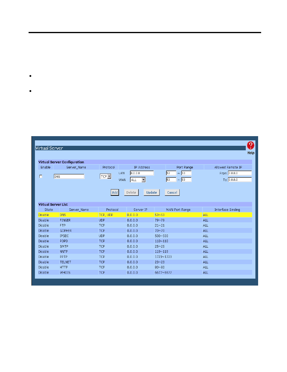 Connecting to the virtual servers | Edimax Technology BR-6624 User Manual | Page 38 / 84
