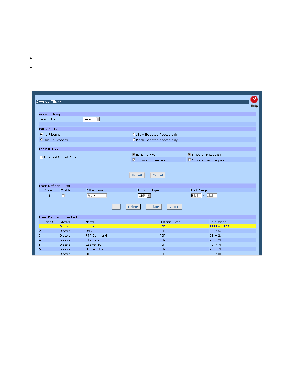 Access filter | Edimax Technology BR-6624 User Manual | Page 55 / 84