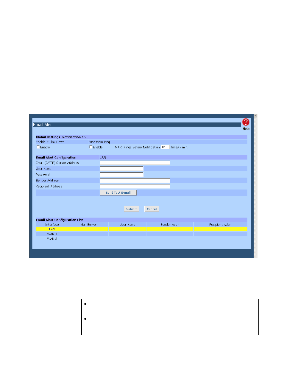 Email alert, Settings – email alert | Edimax Technology BR-6624 User Manual | Page 65 / 84