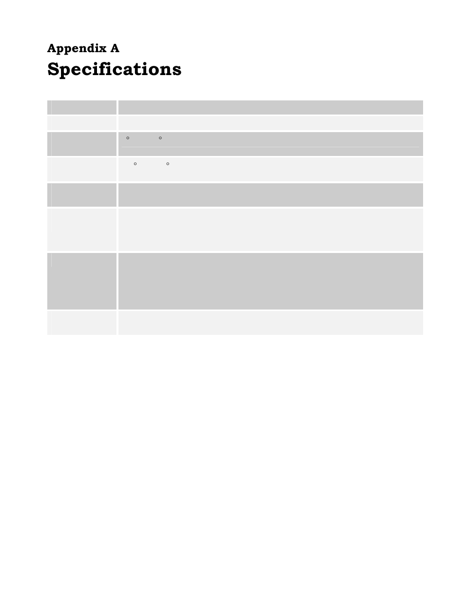 Appendix aspecifications, Fcc statement, Ce marking warning | Specifications, Appendix a | Edimax Technology BR-6624 User Manual | Page 76 / 84