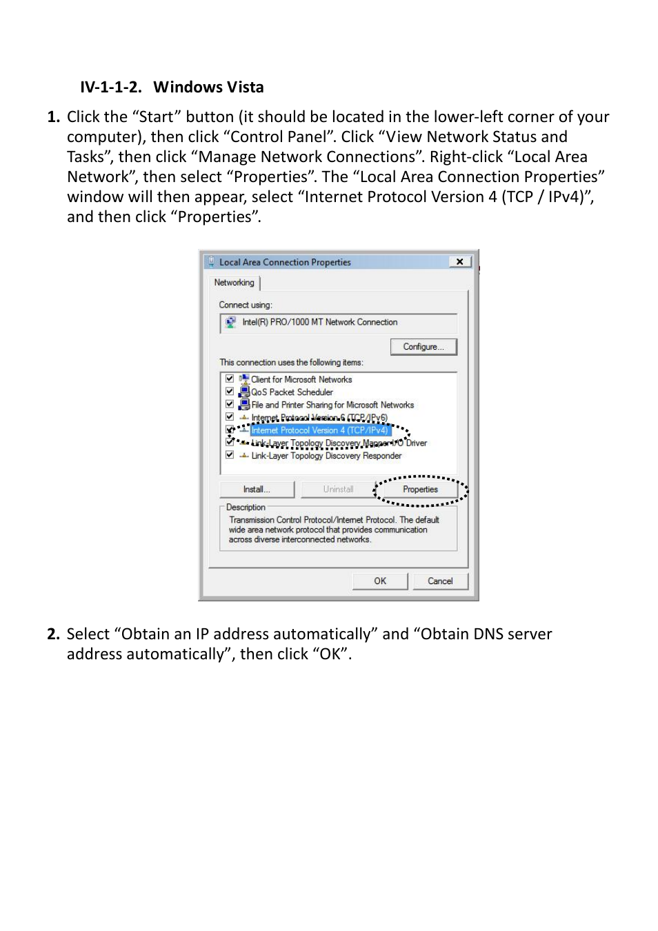 Iv-1-1-2, Windows vista | Edimax Technology EW-7238RPD User Manual | Page 44 / 89