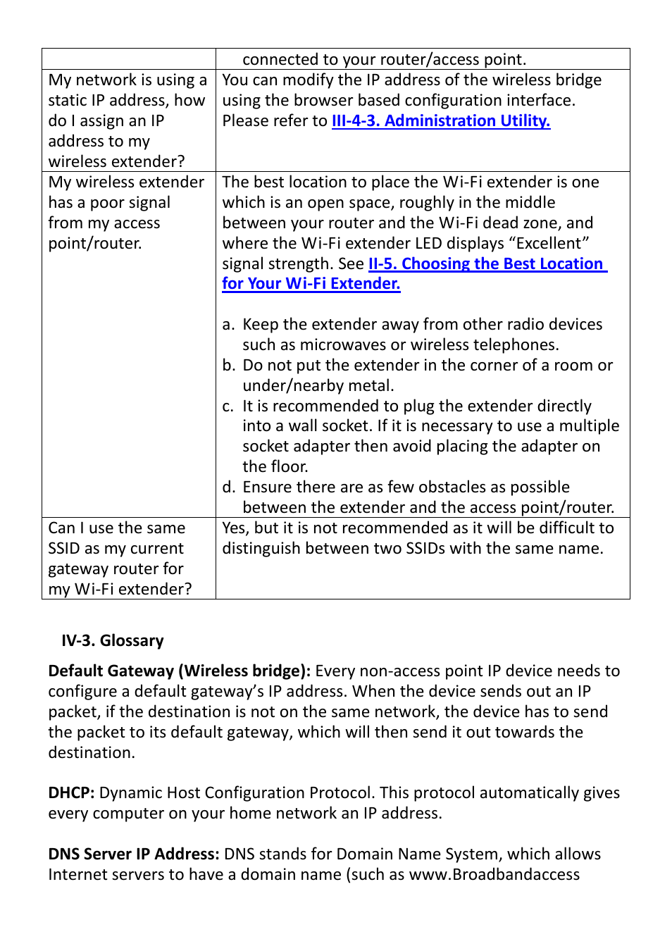 Iv-3. glossary | Edimax Technology EW-7238RPD User Manual | Page 83 / 89