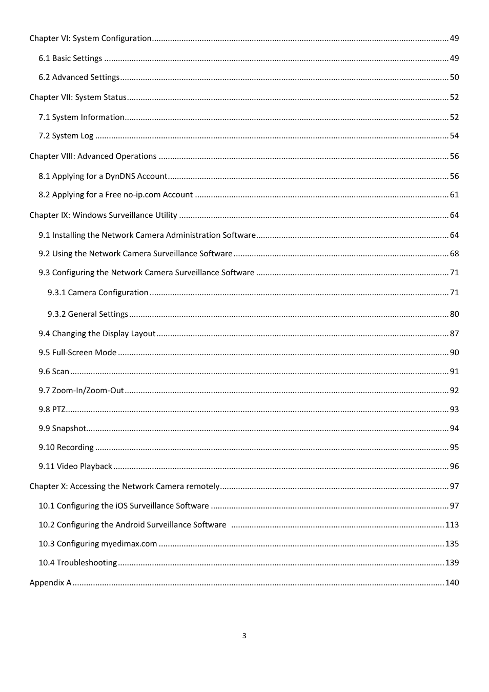 Edimax Technology IC-3115W User Manual | Page 4 / 150