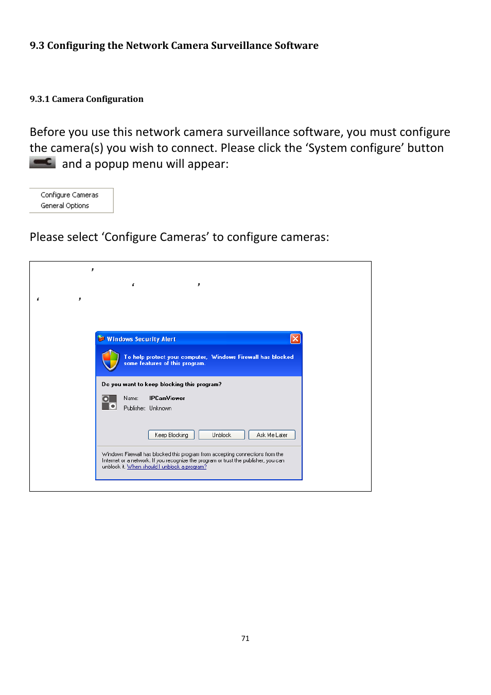 1 camera configuration | Edimax Technology IC-3115W User Manual | Page 72 / 150