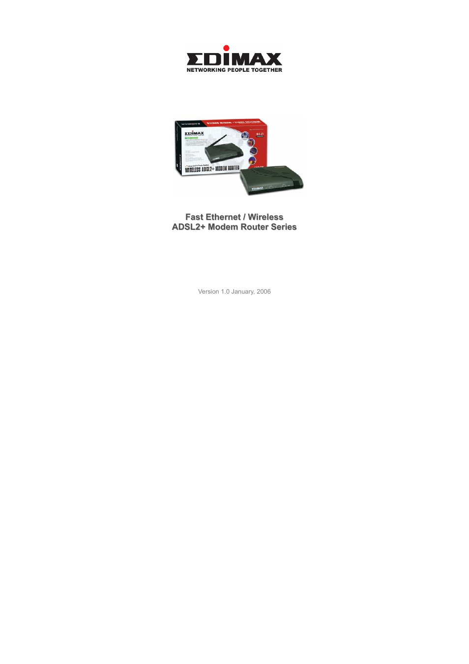 Edimax Technology AR-7064g+ User Manual | 77 pages