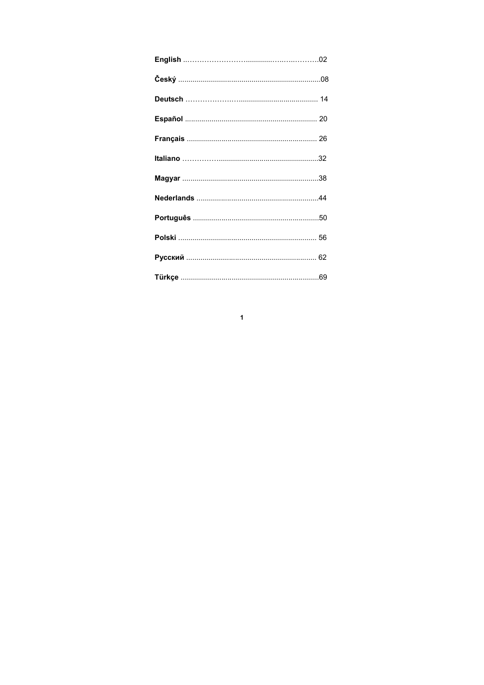 Multi-languages content table | Edimax Technology AR-7064g+ User Manual | Page 2 / 77