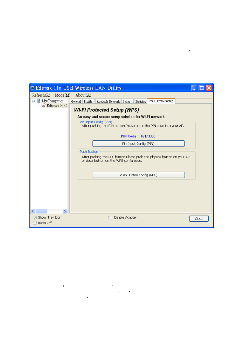 7 wi-fi protect setup (wps) | Edimax Technology EW-7722UTn User Manual | Page 36 / 54