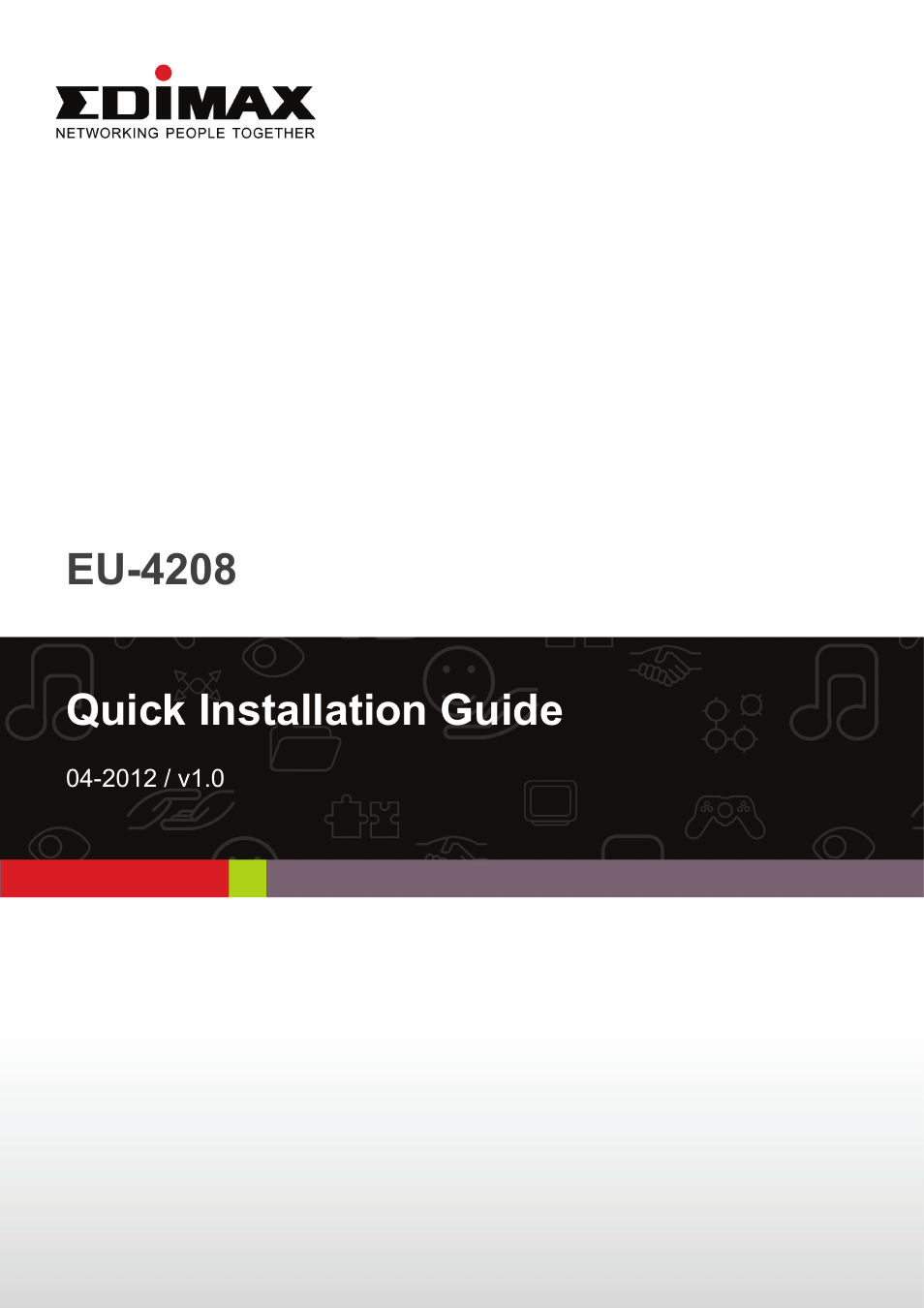 Edimax Technology EU-4208 User Manual | 8 pages