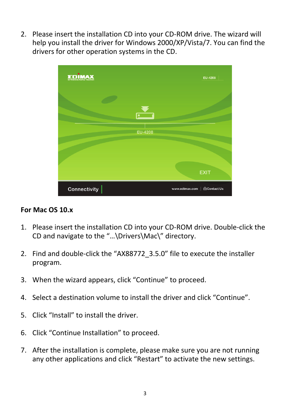 Edimax Technology EU-4208 User Manual | Page 4 / 8