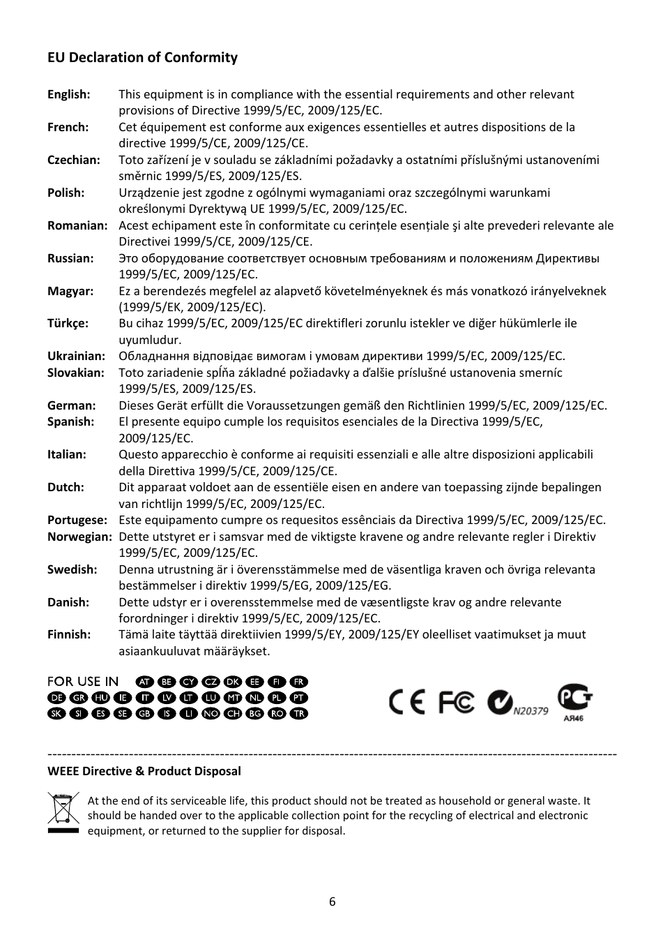 Edimax Technology EU-4208 User Manual | Page 7 / 8