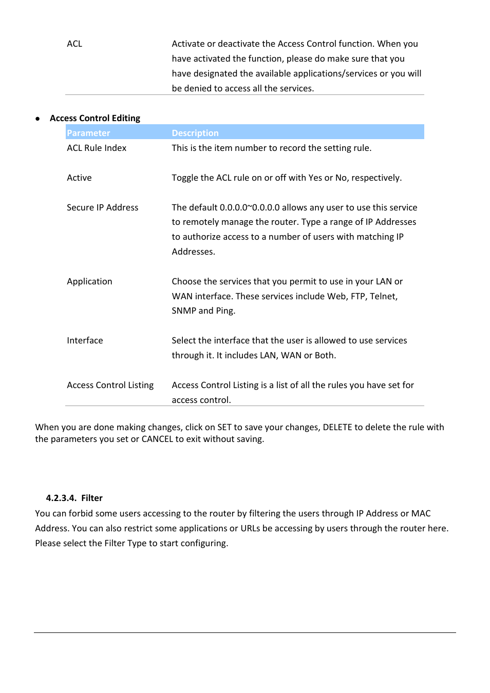 Filter | Edimax Technology AR-7267WnB User Manual | Page 45 / 58