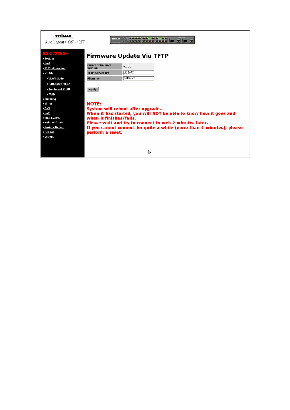 User manual | Edimax Technology ES-5224RS+ User Manual | Page 36 / 73