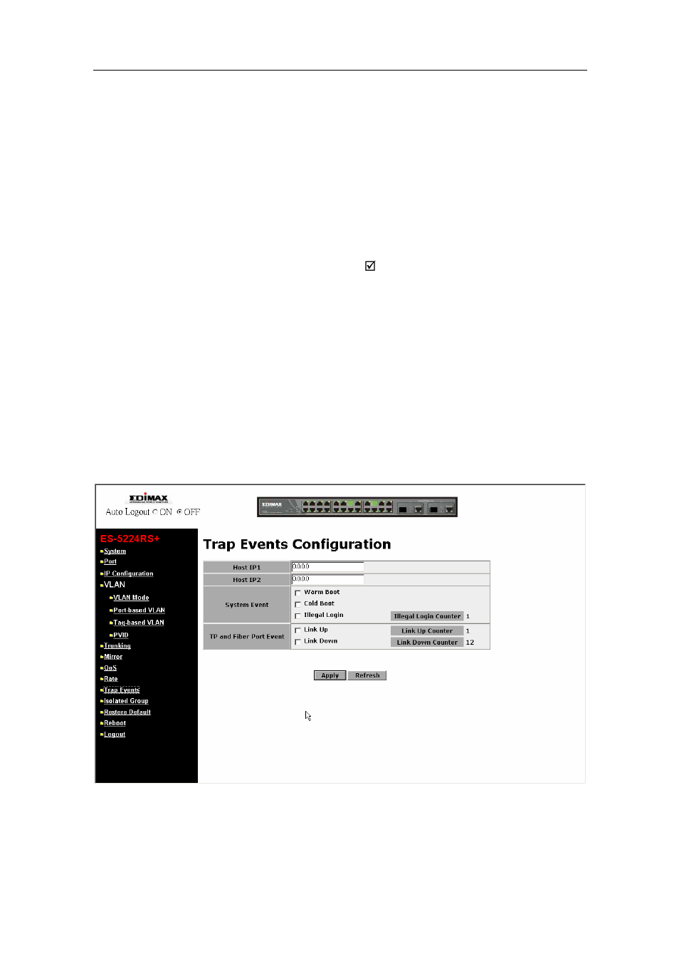Vents, User manual | Edimax Technology ES-5224RS+ User Manual | Page 62 / 73