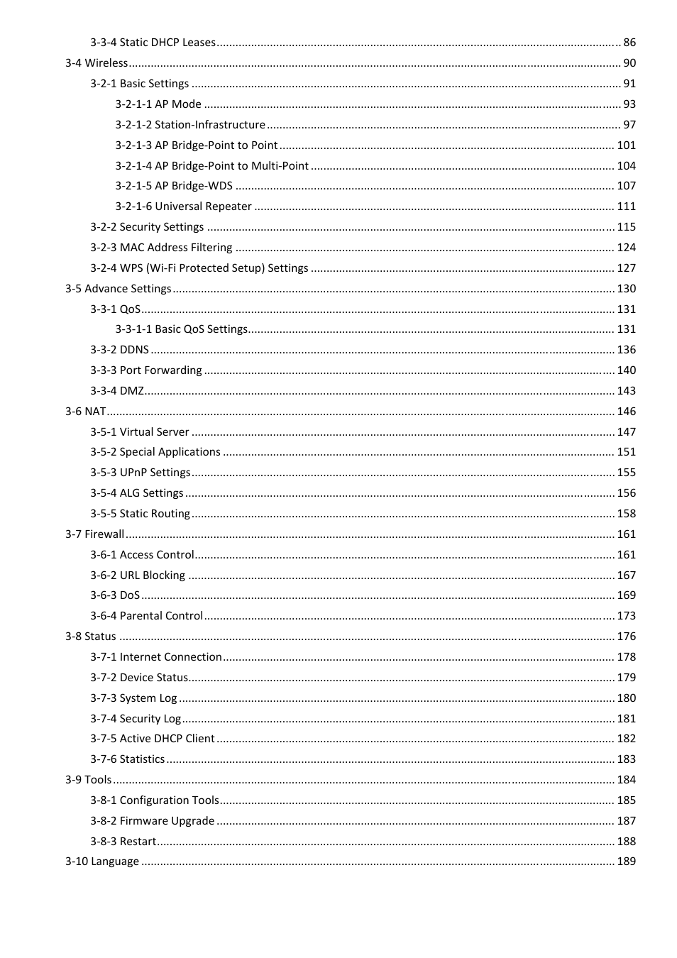 Edimax Technology BR-6428n User Manual | Page 4 / 190