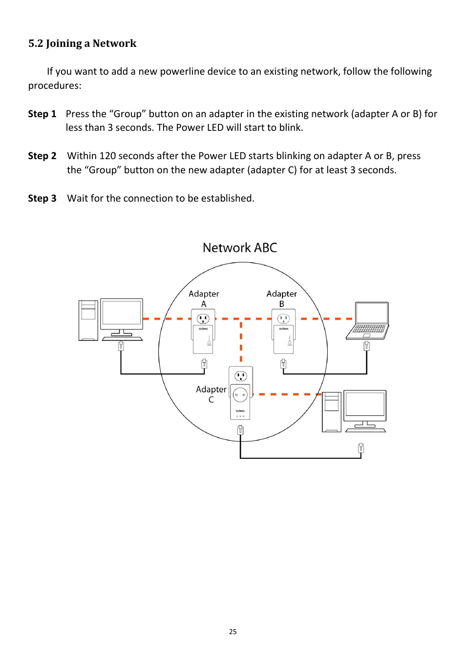 2 joining a network | Edimax Technology HP-5102ACK User Manual | Page 26 / 31