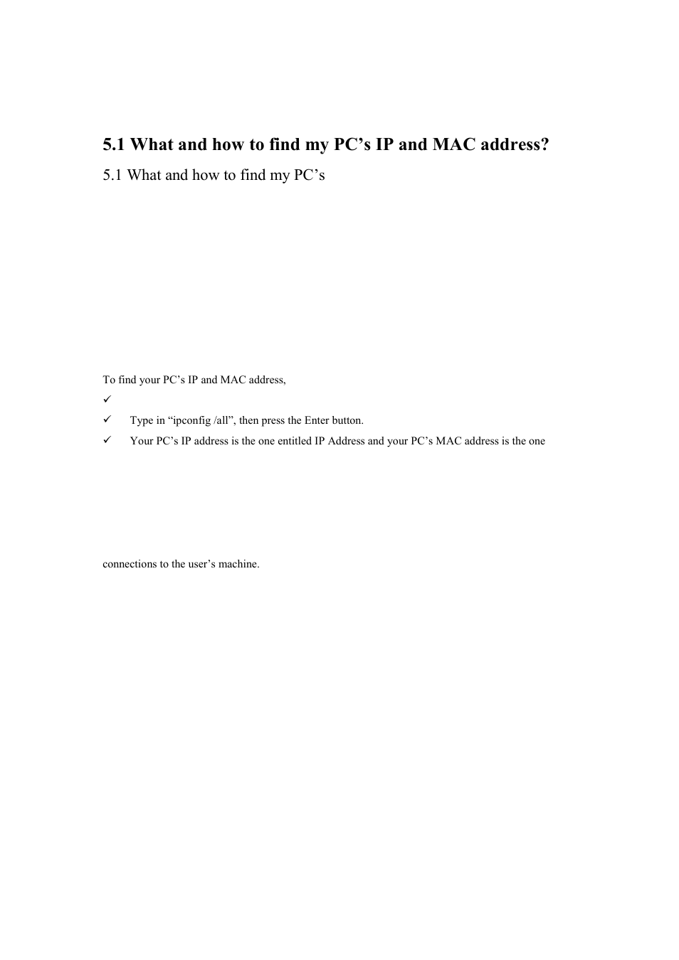 1 what and how to find my pc’s ip and mac address, 2 what is wireless lan, 3 what are ism bands | Edimax Technology EW-7303 APn V2 User Manual | Page 61 / 71