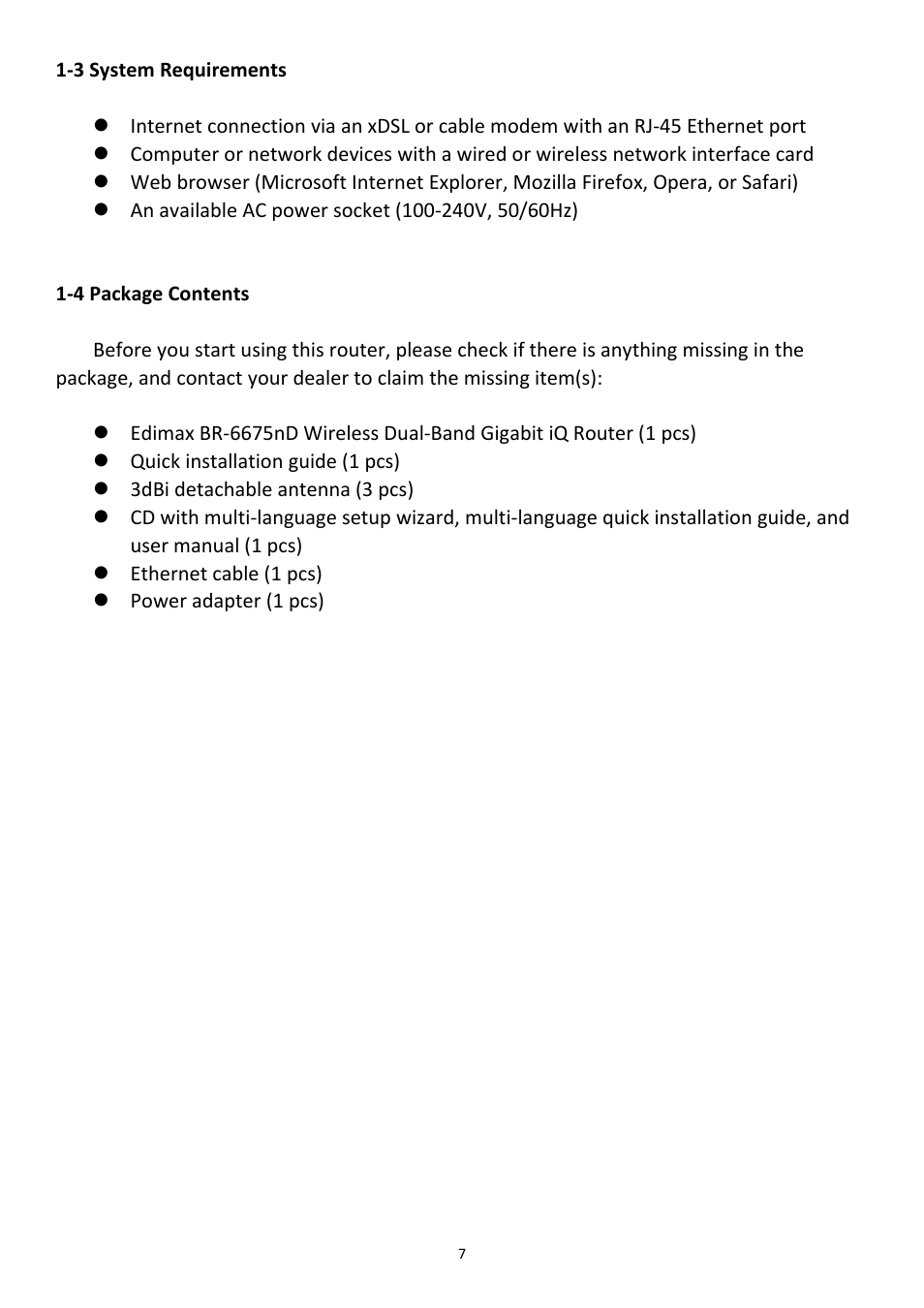 Edimax Technology BR-6675nD User Manual | Page 8 / 150