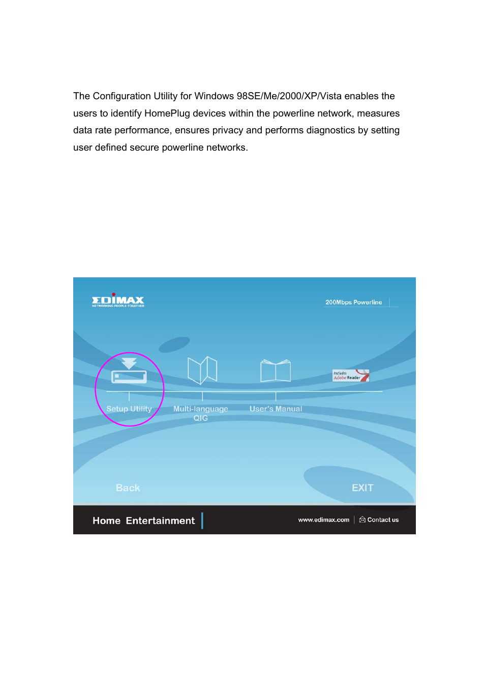 Software installation procedure | Edimax Technology HP-2002AV User Manual | Page 10 / 21
