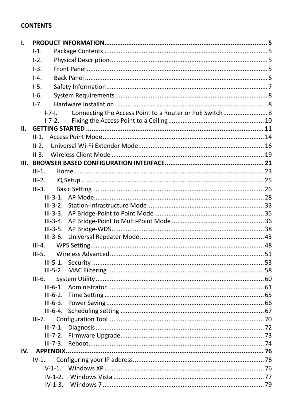 Edimax Technology EW-7428HCn User Manual | Page 3 / 92