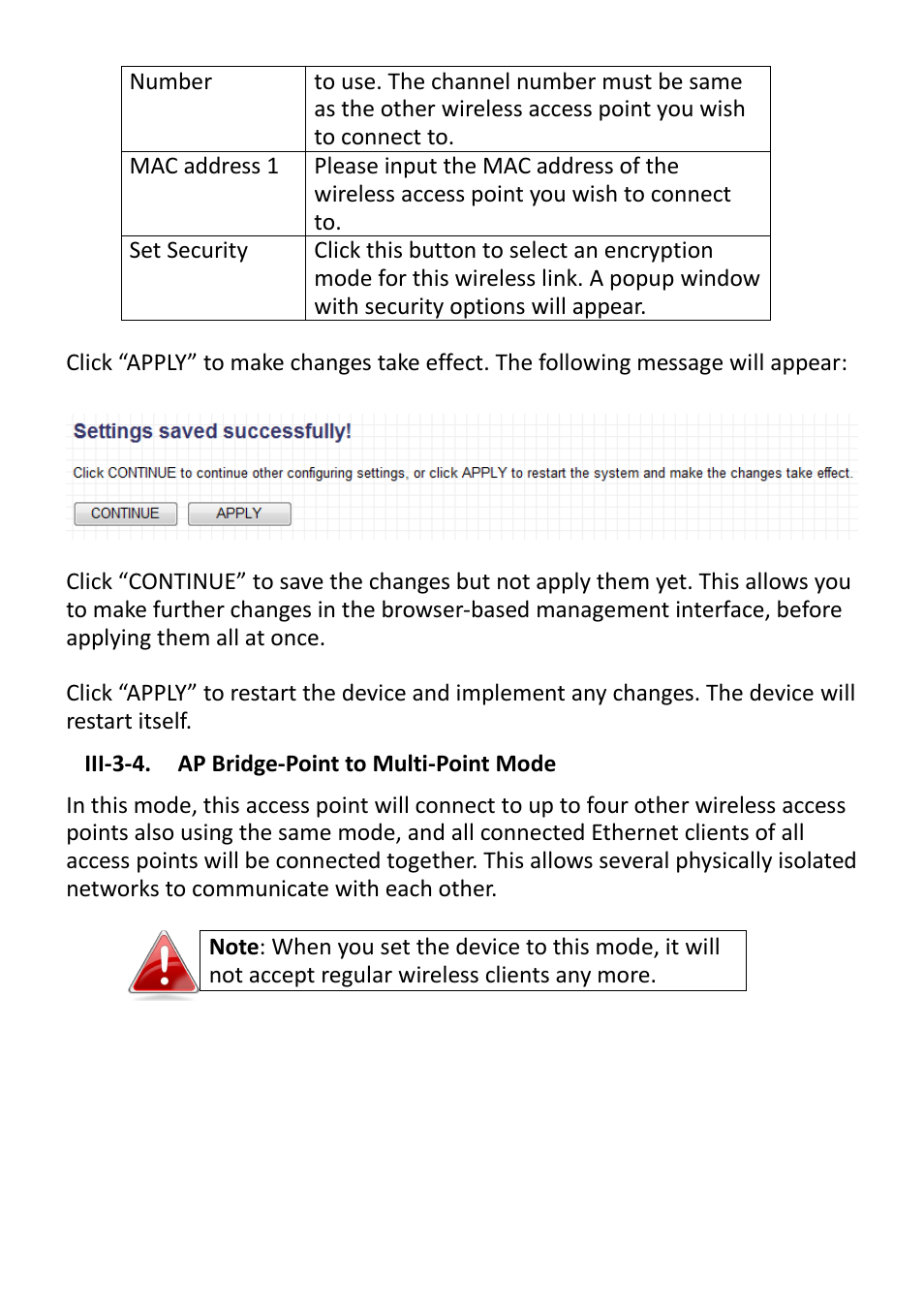 Iii-3-4. ap bridge-point to multi-point mode | Edimax Technology EW-7428HCn User Manual | Page 36 / 92