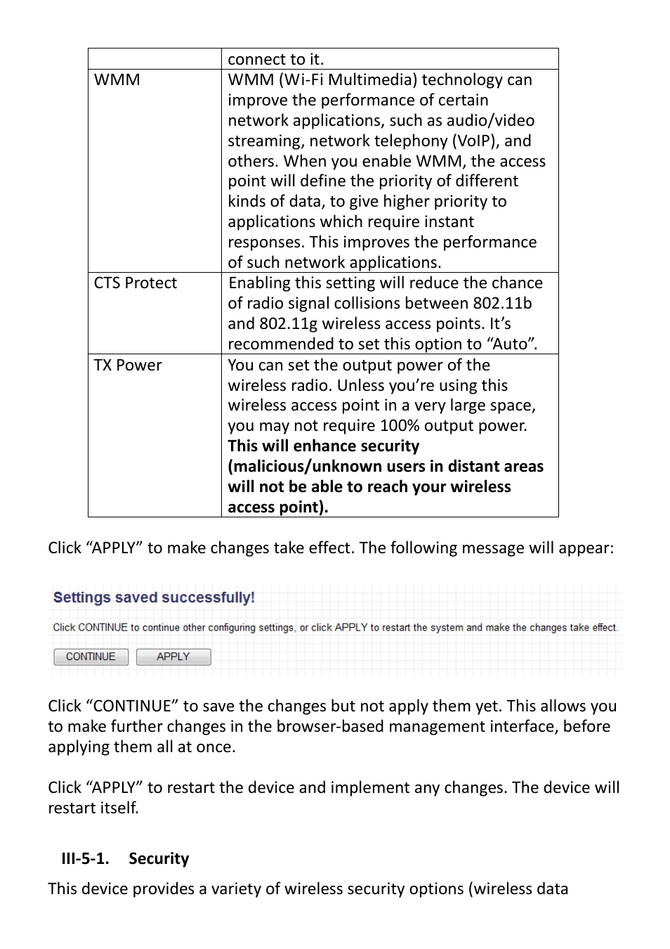 Iii-5-1. security | Edimax Technology EW-7428HCn User Manual | Page 53 / 92