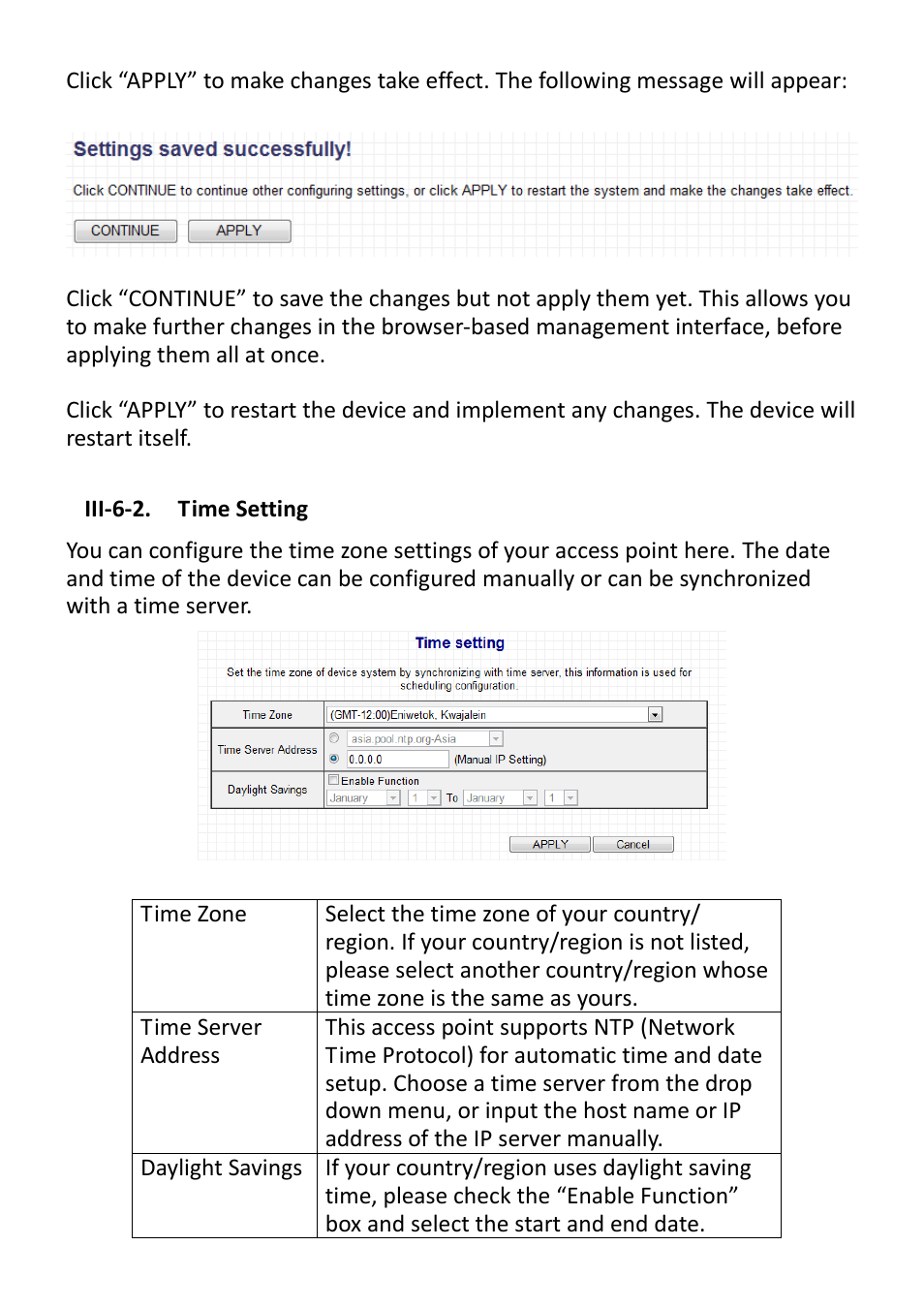 Iii-6-2. time setting | Edimax Technology EW-7428HCn User Manual | Page 65 / 92