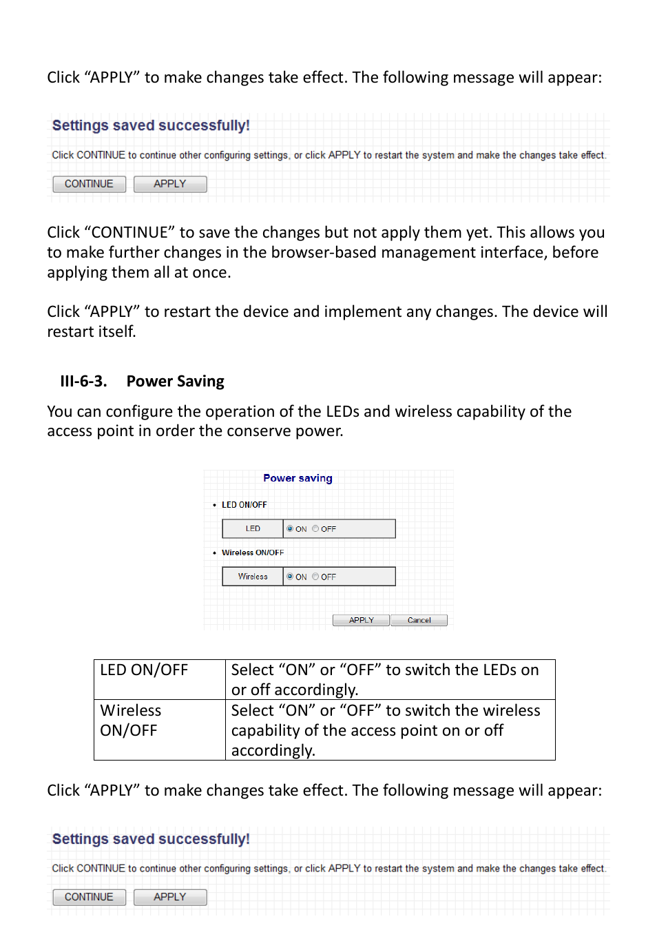 Iii-6-3. power saving | Edimax Technology EW-7428HCn User Manual | Page 66 / 92