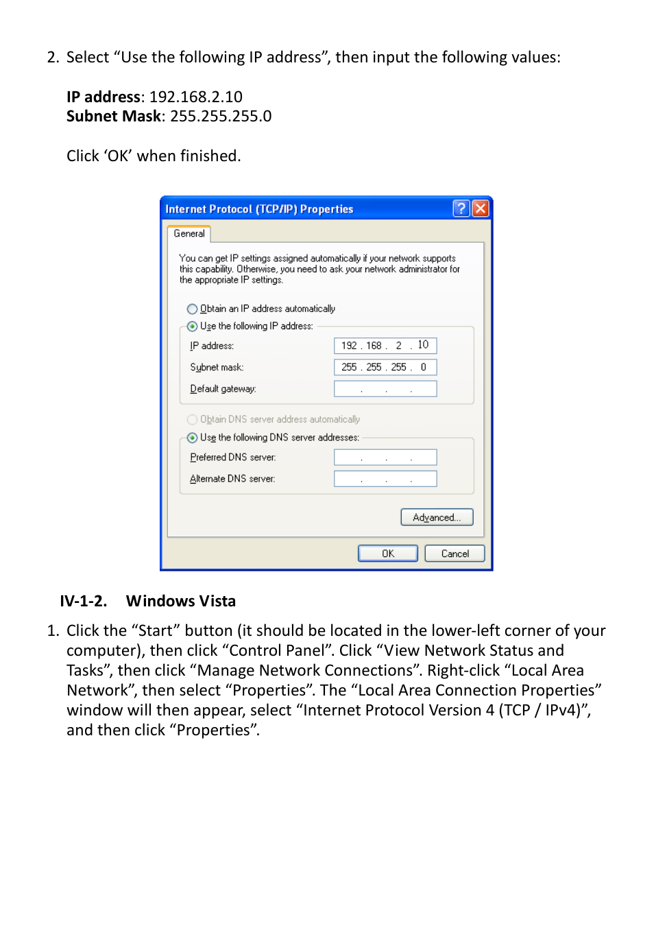 Iv-1-2. windows vista | Edimax Technology EW-7428HCn User Manual | Page 77 / 92