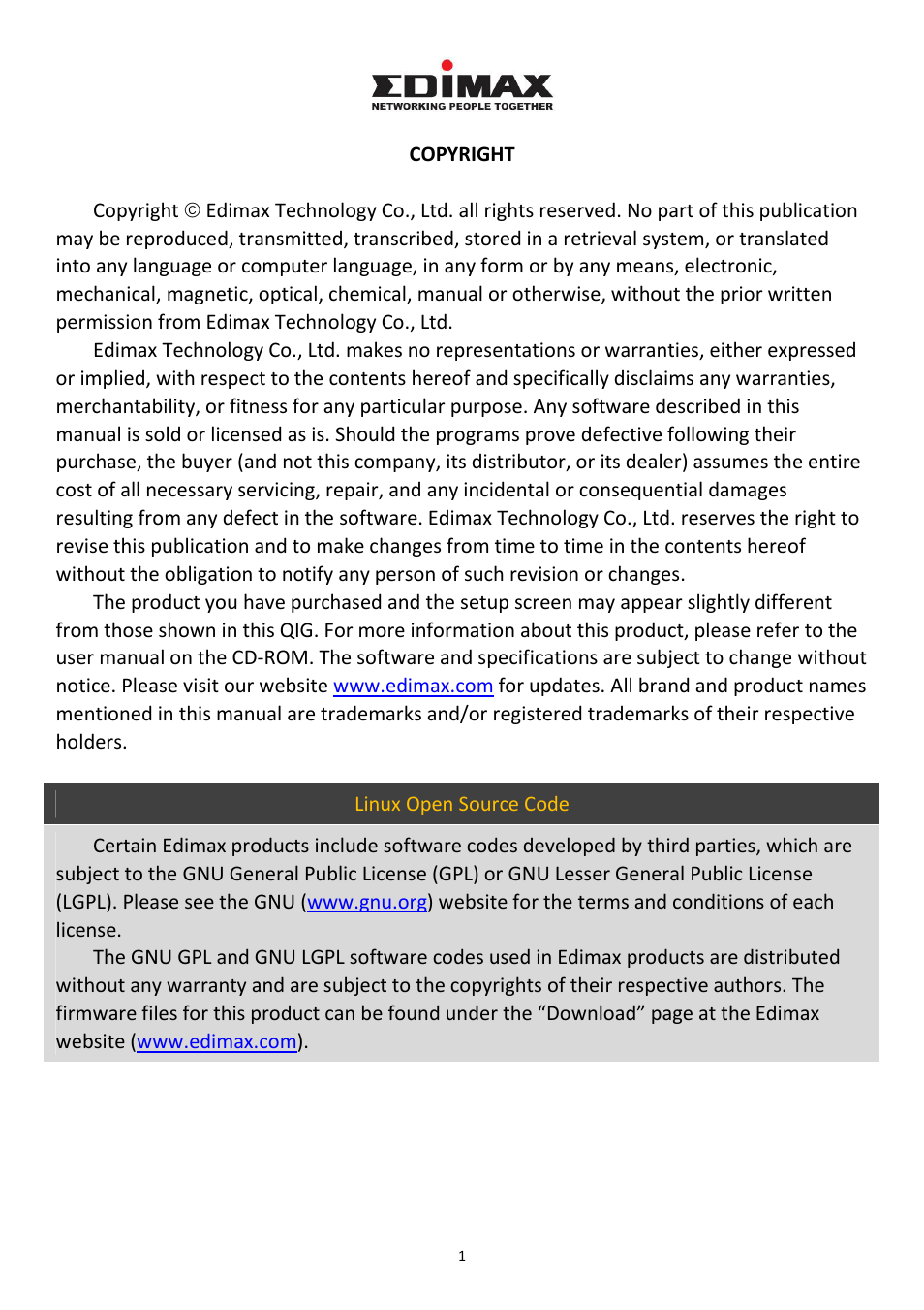 Edimax Technology NVR-4 User Manual | Page 2 / 88