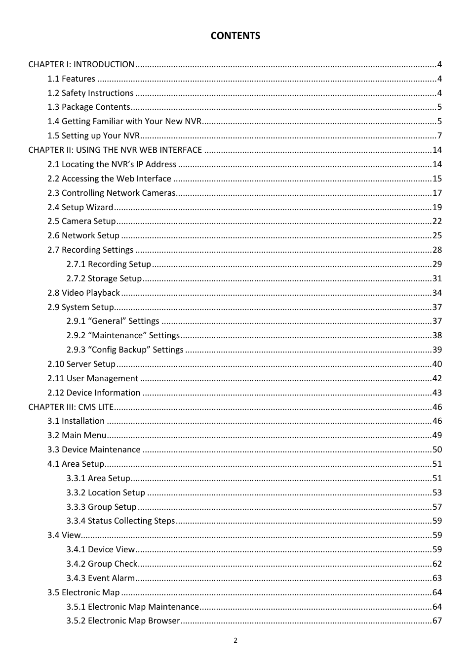 Edimax Technology NVR-4 User Manual | Page 3 / 88