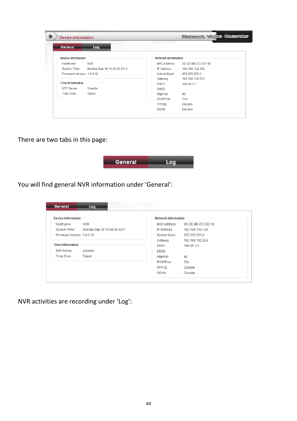 Edimax Technology NVR-4 User Manual | Page 45 / 88