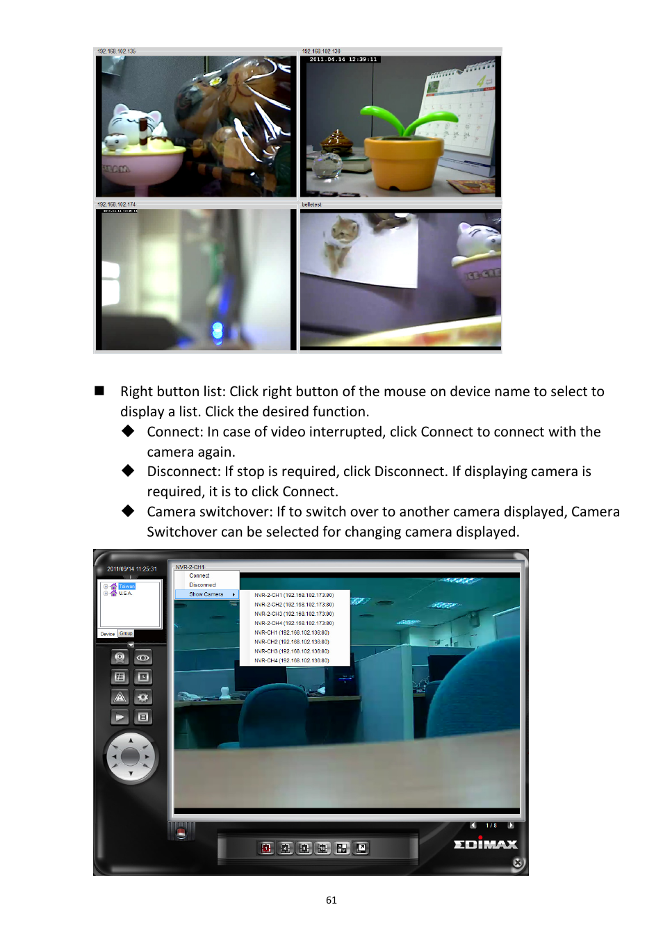Edimax Technology NVR-4 User Manual | Page 62 / 88