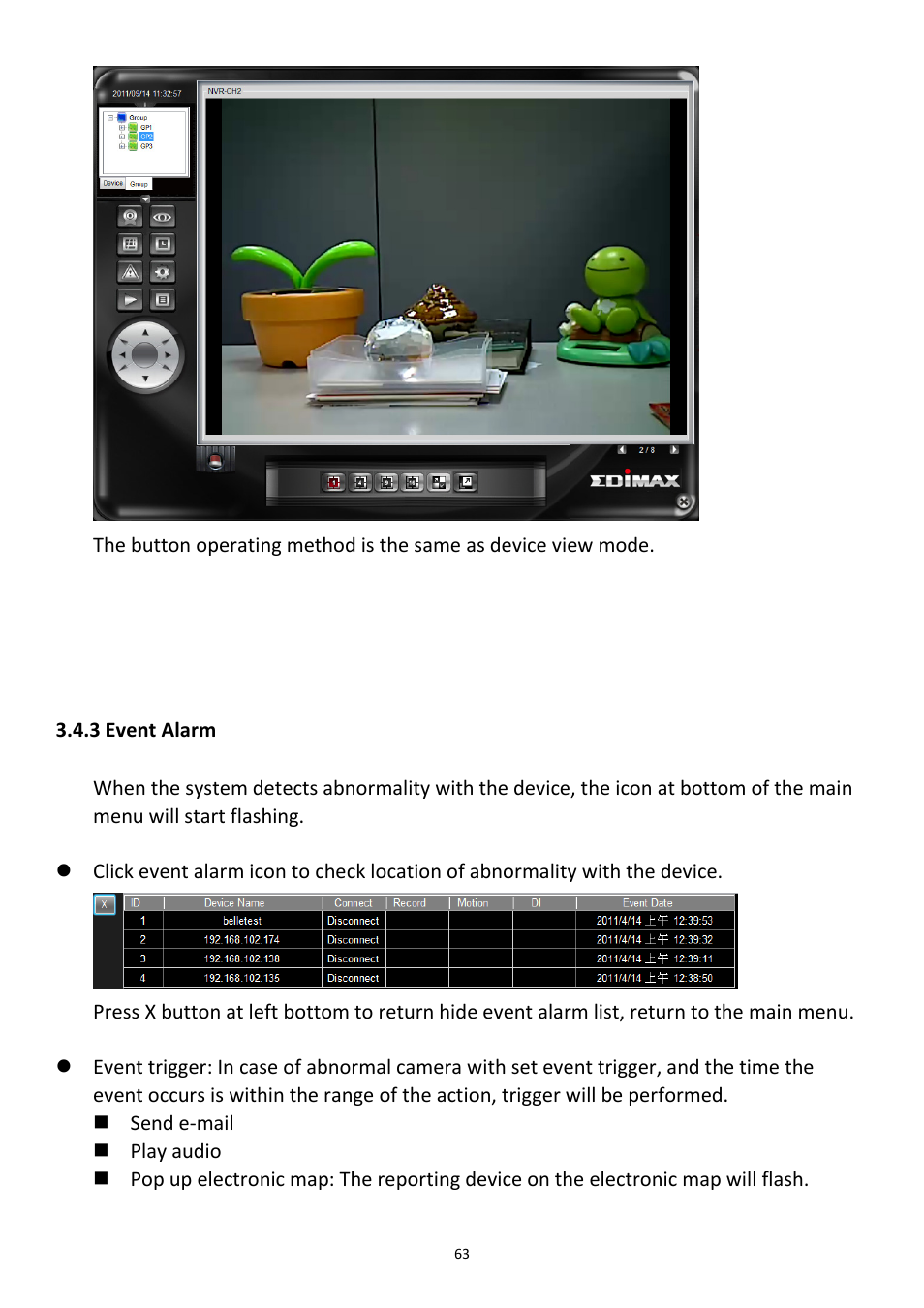 Edimax Technology NVR-4 User Manual | Page 64 / 88