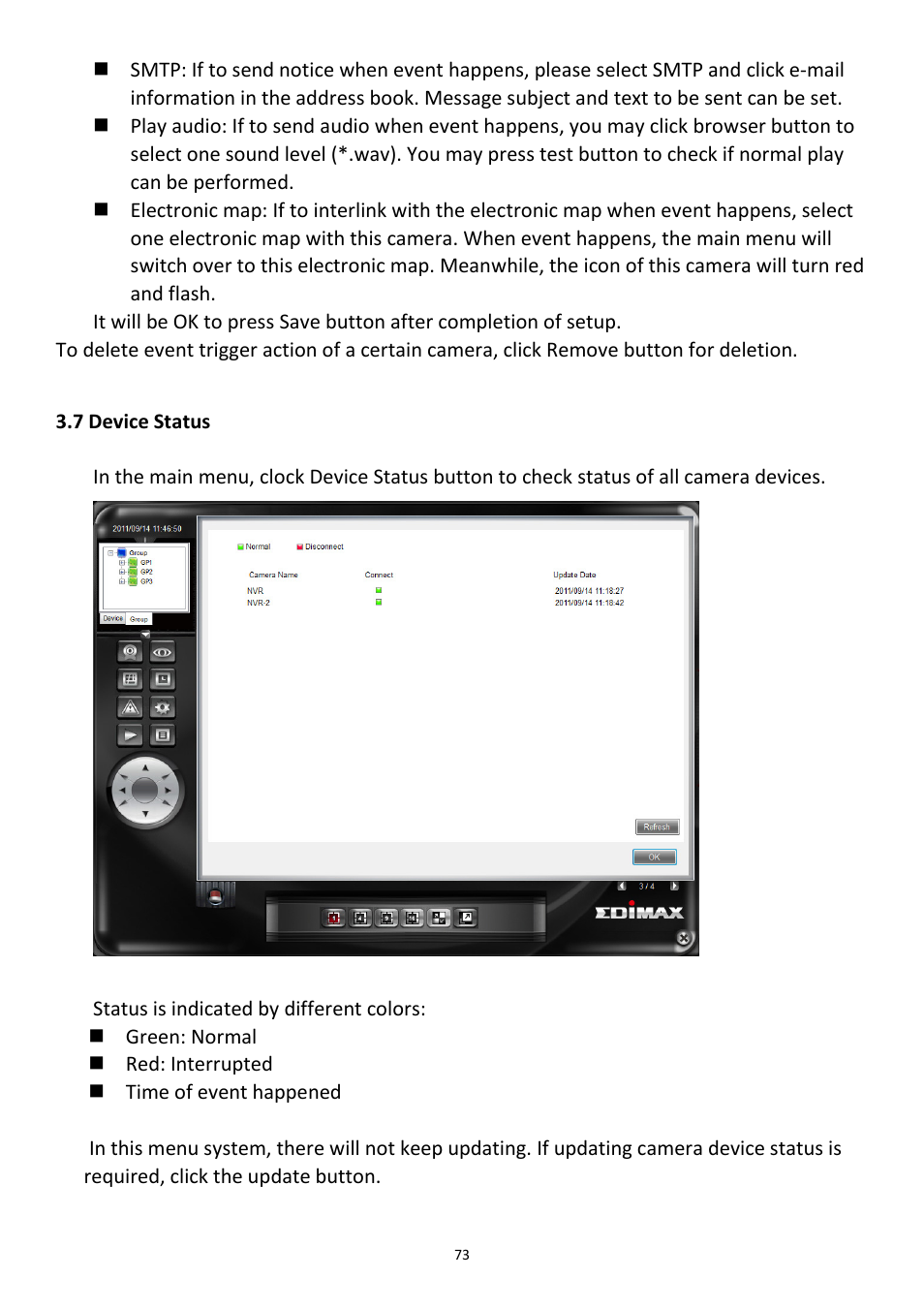 Edimax Technology NVR-4 User Manual | Page 74 / 88