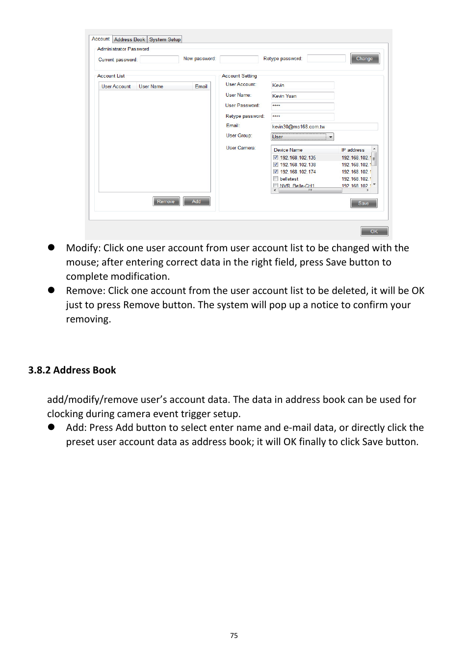 Edimax Technology NVR-4 User Manual | Page 76 / 88