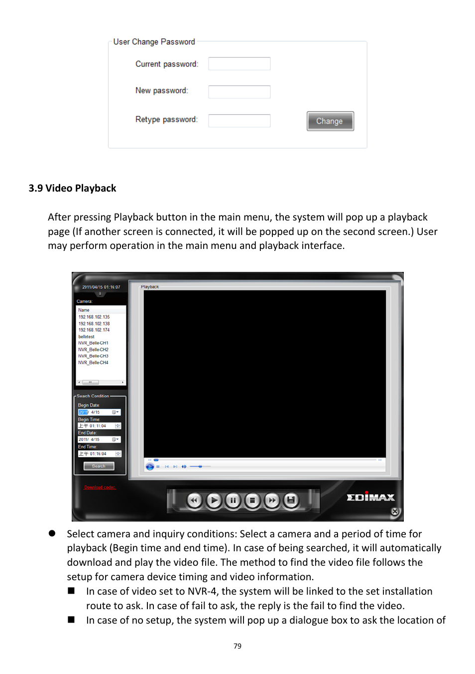 Edimax Technology NVR-4 User Manual | Page 80 / 88