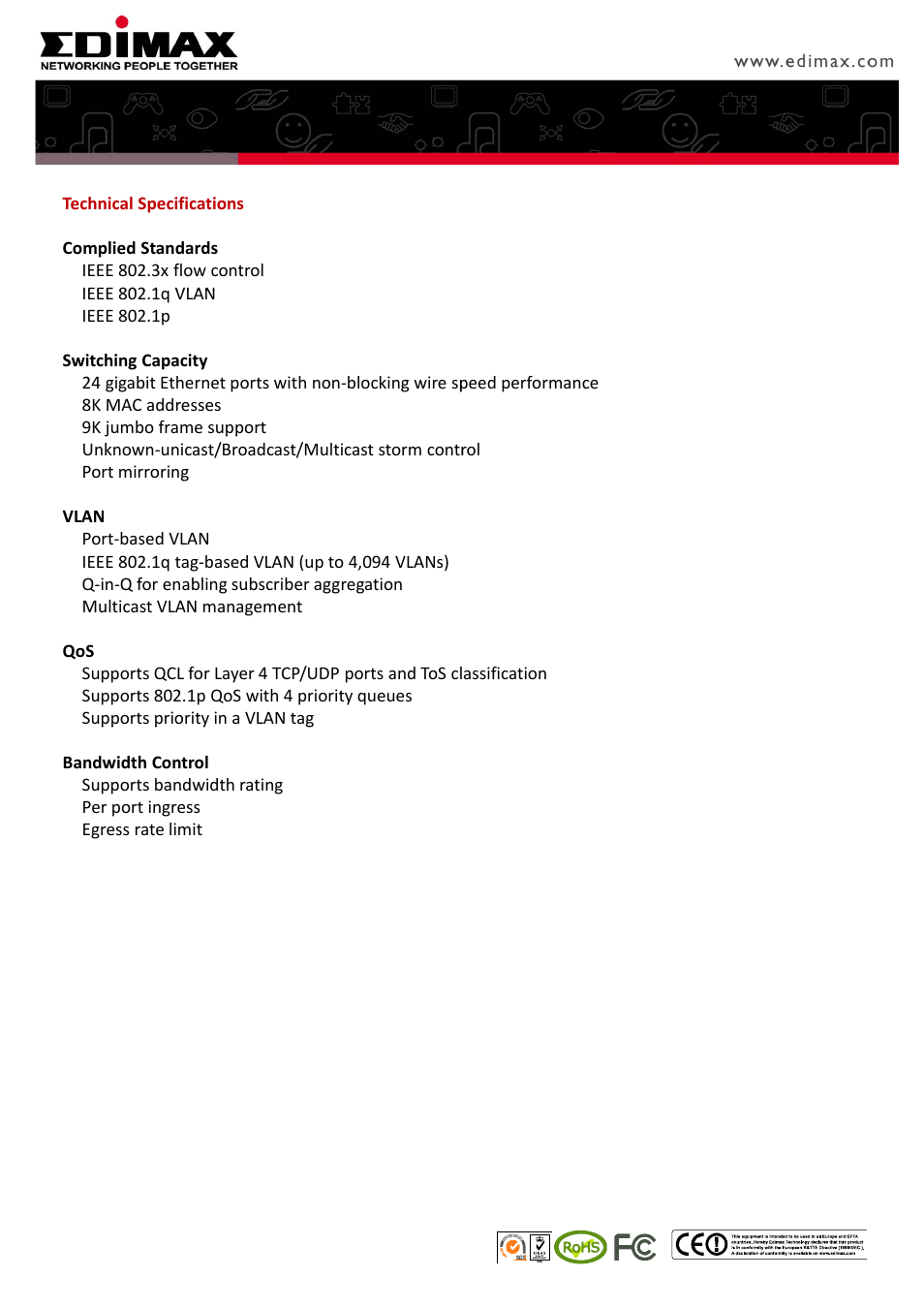 Edimax Technology ES-5260GM User Manual | Page 4 / 6