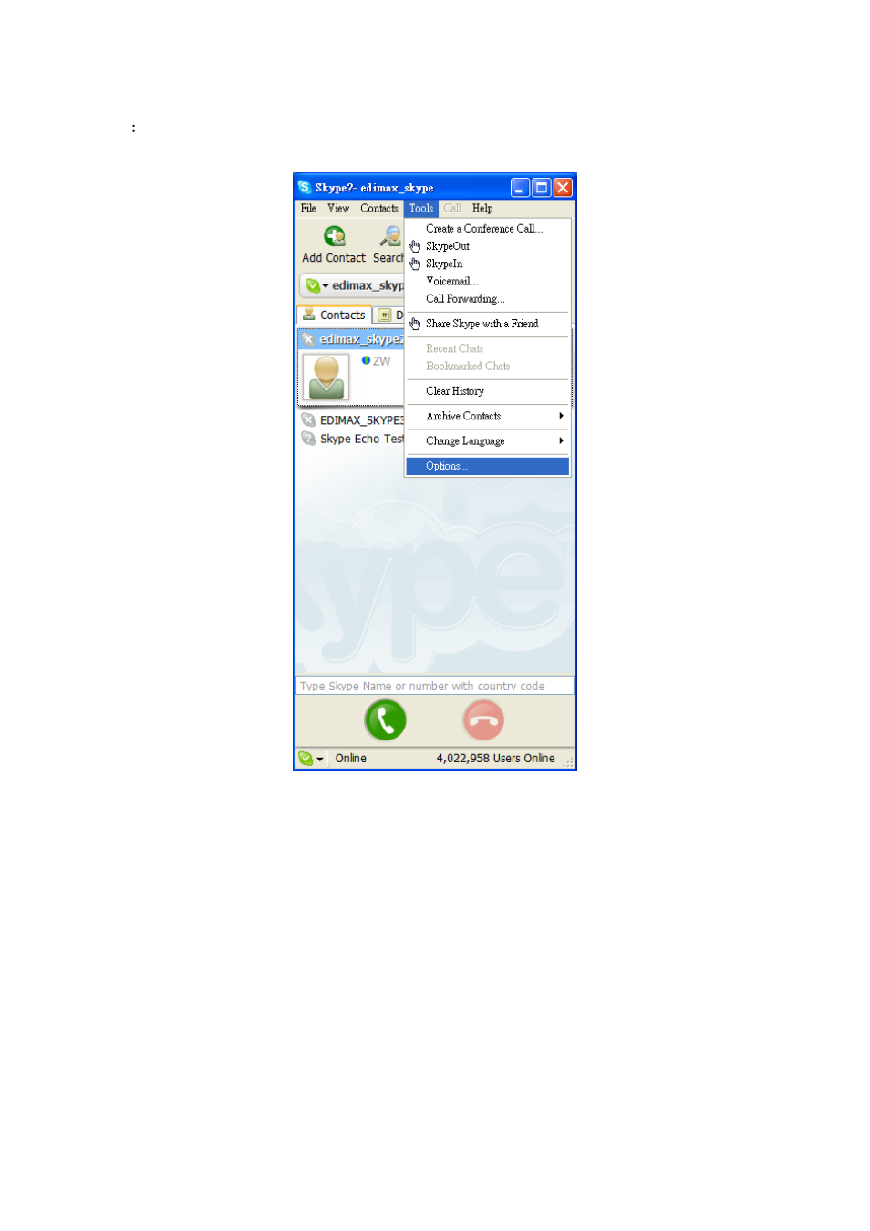 Skype audio setup | Edimax Technology VO-4500SK User Manual | Page 17 / 27