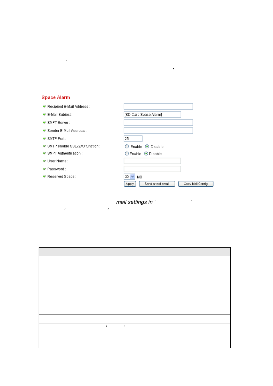 2 space alarm | Edimax Technology IC-7000PTn V3 User Manual | Page 83 / 132