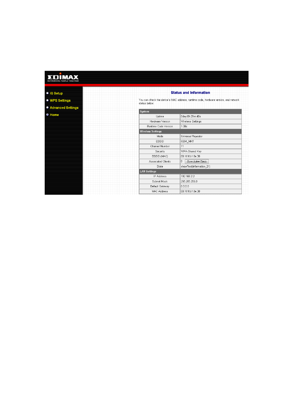 Edimax Technology EW-7438RPn User Manual | Page 20 / 51