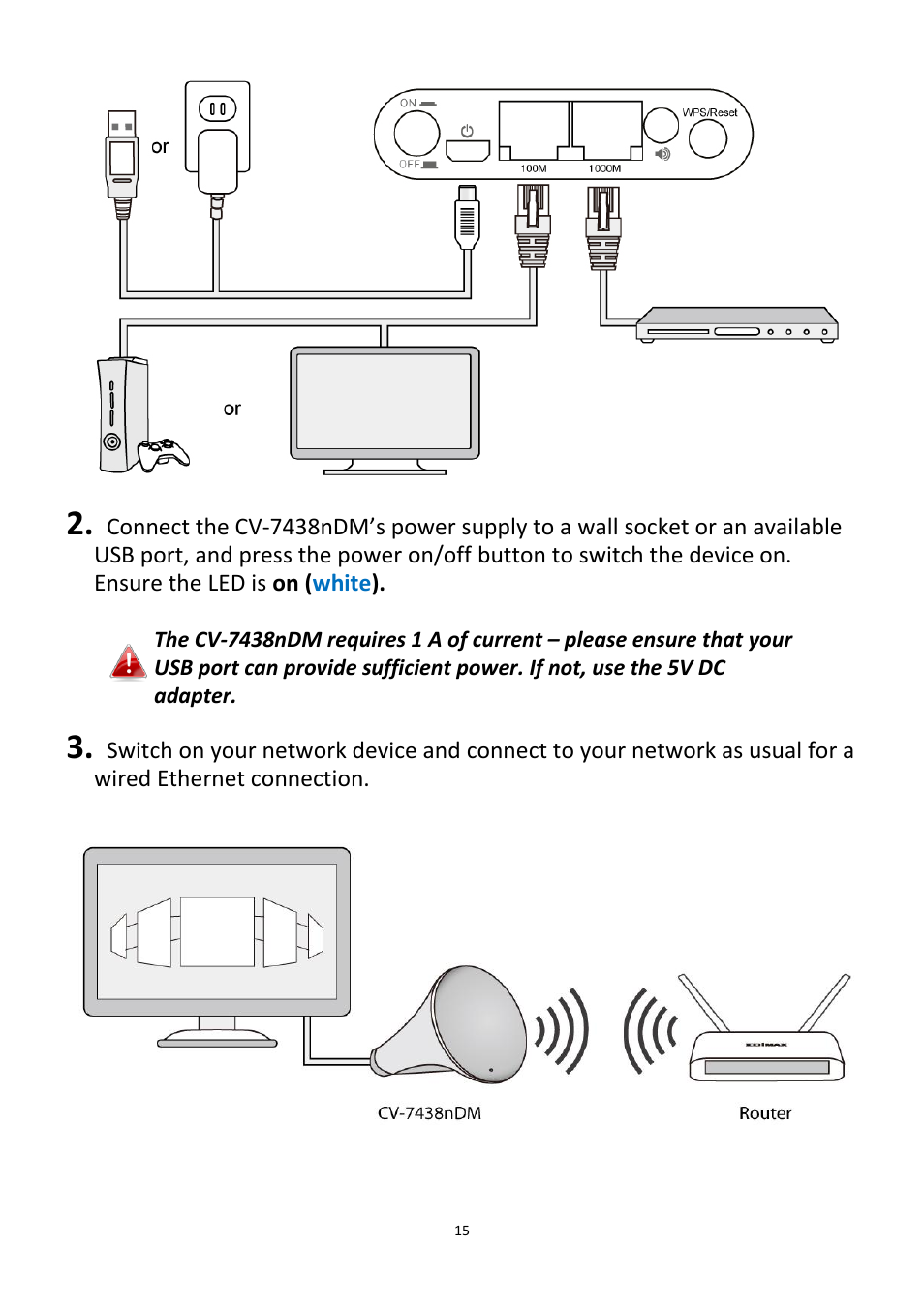Edimax Technology CV-7438nDM User Manual | Page 15 / 89