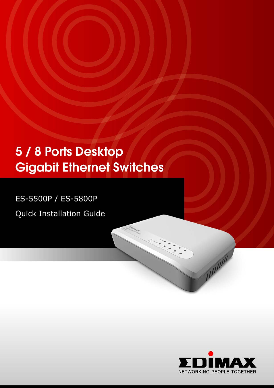 Edimax Technology ES-5500P User Manual | 44 pages